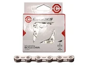 Części rowerowe - CLARKS Łańcuch rowerowy CLARK'S YBN CSL-H10CR SHIMANO CAMPAGNOLO SRAM (10 Biegów, 1/2"x11/128" dł.116 ogniw, szer.5.9mm, spinka do łańcucha, Super Lekki, Chromowy) Samosmarujący srebrny A-CLA-CSL-H10CR - miniaturka - grafika 1