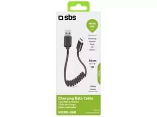 SBS Kabel USB - microUSB SBS TECABLEMICROSK, 0.5 m - Kable USB - miniaturka - grafika 1