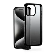 Etui i futerały do telefonów - Hama Etui na telefon komórkowy Extreme Protect do Apple iPhone 15 Pro Max (licencja Bumper D3O, odporna na uderzenia, upadki i pęknięcia, etui do ładowania indukcyjnego, gradientu kolorów), czarne - miniaturka - grafika 1