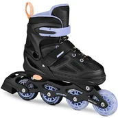 Rolki - Łyżworolki SPOKEY Quattro 4w1 ( 30-33) Czarno-fioletowy - miniaturka - grafika 1