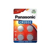 Baterie i akcesoria - Bateria Coin Lithium CR2032/4BP 4 sztuki Panasonic - miniaturka - grafika 1