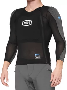 100% Tarka Long Sleeve Protection Vest, czarny M 2022 Ochraniacze na plecy i klatkę piersiową - Ochraniacze - miniaturka - grafika 1
