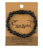 Bransolety męskie - Bransoletka męska z naturalnych kamieni zodiak BYK - miniaturka - grafika 1