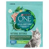 Mokra karma dla kotów - PURINA ONE DualNature Natural Defense Adult Karma dla dorosłych kotów indyk 750g - miniaturka - grafika 1