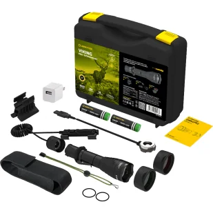 Zestaw - Latarka Armytek Viking Pro Extended Set Ciepły 2050 lm - Latarki - miniaturka - grafika 1