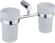 Wieszaki łazienkowe - Nimco Bormo - Podwójny uchwyt na szkło, chrom BR 11058DW-26 - miniaturka - grafika 1