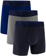 Majtki męskie - Bokserki męskie UNDER ARMOUR granatowe - 3 PAK Performance S - miniaturka - grafika 1