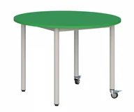Meble do szkół i przedszkoli - Stolik mobilny blat okrągły fi 90/rozmiar 4,5,6 - miniaturka - grafika 1