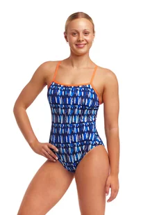 FUNKITA Strój kąpielowy damski jednoczęściowy SINGLE STRAP ONE PIECE perfect teeth - Stroje kąpielowe - miniaturka - grafika 6