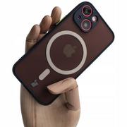 Etui i futerały do telefonów - Bizon Etui Case Hybrid MagSafe do Apple iPhone 13 Mini granatowe - miniaturka - grafika 1