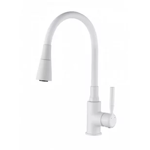 Invena Pogo Plus bateria kuchenna z elastyczną wylewką biała BZ-80-P02 - Baterie kuchenne - miniaturka - grafika 1
