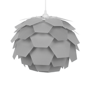 Lampy sufitowe - Beliani Lampa wisząca Lampa wisząca szara SEGRE 71646 - miniaturka - grafika 1