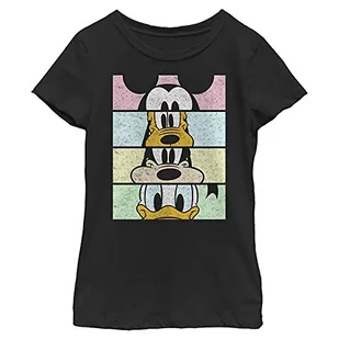 Disney Koszulka dziewczęca Crew Crop, Czarny, XL - Koszulki dla dziewczynek - miniaturka - grafika 1