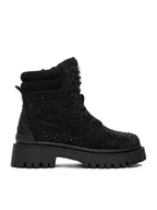 Buty dla dziewczynek - Juicy Couture Trapery EO-CS6590-01 Czarny - miniaturka - grafika 1