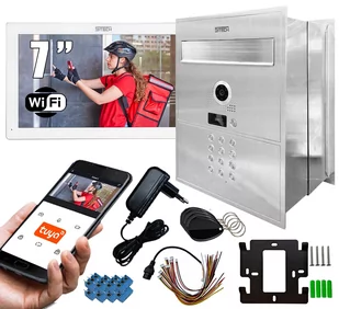Wideodomofon dwużyłowy ze skrzynką na listy 5tech 82218 VirgoOne 7&quot;(W) Aplikacja WiFi - Wideodomofony - miniaturka - grafika 1