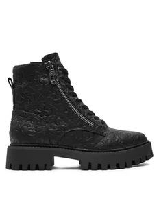 Guess Botki Fiona FLTFIO FAL10 Czarny - Botki damskie - miniaturka - grafika 1