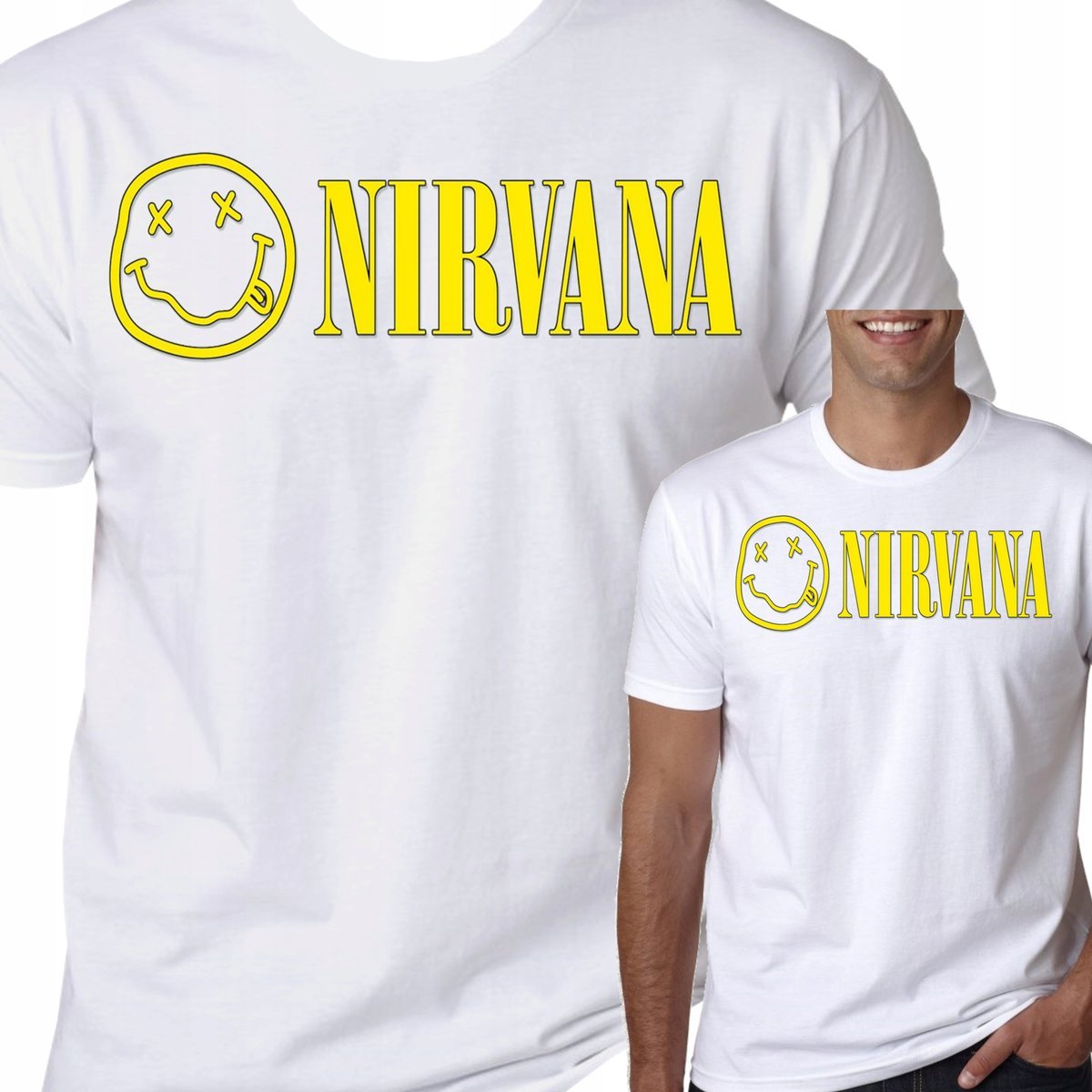 T-Shirt KOSZULKA NIRVANA KURT COBAIN XL 0852