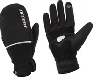 Rękawiczki rowerowe - Accent Rękawiczki ocieplane Accent Thermal Plus z pokrowcem na palce czarne M M - miniaturka - grafika 1