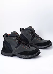 Buty outdoorowe męskie szare Ecco M EXOHIKE MID GTX - ECCO - Buty trekkingowe męskie - miniaturka - grafika 1