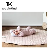 Maty edukacyjne - Toddlekind Mata do zabawy z bawełny organicznej dwustronna nieprzemakalna Nappy Free Playmat Sea Shell - miniaturka - grafika 1