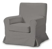 Pokrowce na meble - Dekoria Pokrowiec na fotel Ektorp Jennylund szary 78 x 85 x 84 cm Edinburgh 613-115-81 - miniaturka - grafika 1