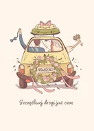 Kartki okolicznościowe i zaproszenia - Karnet Ślub - Szczęśliwej drogi już czas - miniaturka - grafika 1