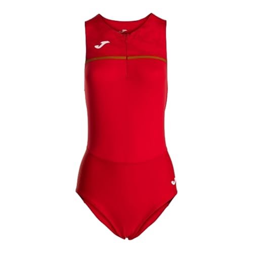Joma Damska koszulka do biegania, S-XL, oddychający kombinezon sportowy z zamkiem błyskawicznym z przodu, Record III