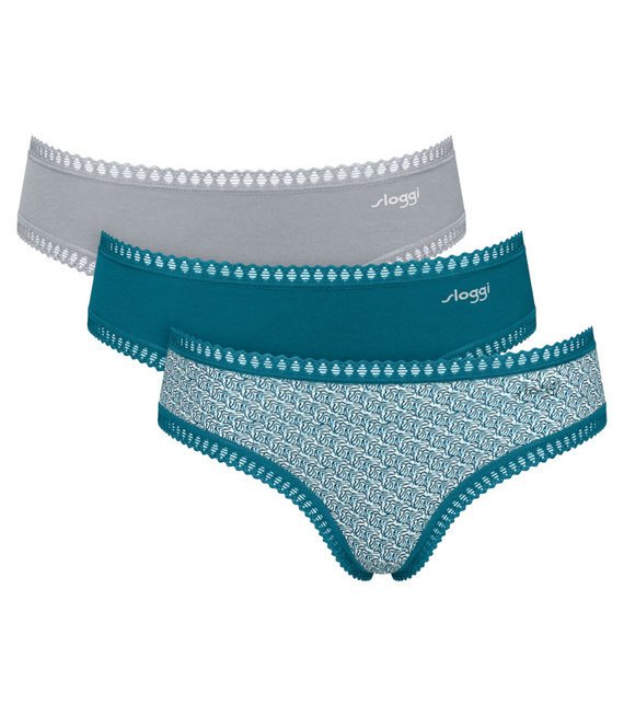 3 x Majtki damskie sloggi GO Crush Hipster C3P-XS
