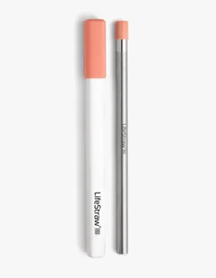 LifeStraw SIP stalowa słomka - turystyczny filtr do wody 1000l Apricot Pink - Dzbanki filtrujące - miniaturka - grafika 1