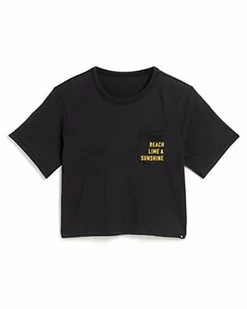 Hurley Damska koszula Good Times Short Sleeve Crew czarny czarny L CT2591 - Koszule damskie - miniaturka - grafika 1