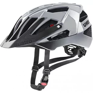 UVEX Quatro Helmet, szary/czarny 56-61cm 2022 Kaski MTB S4107753417 - Kaski rowerowe - miniaturka - grafika 1