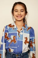 Koszule damskie - Mini Rodini koszula bawełniana dziecięca - miniaturka - grafika 1