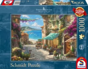 Schmidt Spiele 59624 Thomas Kinkade, Café an der italienischen Riviera, puzzle 1000 elementów, kolorowe - Puzzle - miniaturka - grafika 2