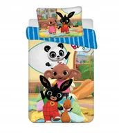 Pościel dla dzieci - POŚCIEL BING 100x135 DO ŁÓŻECZKA DLA DZIECI KRÓLIK BING SULA PANDA BAWEŁNA - miniaturka - grafika 1