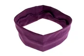 Ozdoby do włosów - Jubileo, Opaska na głowę elastyczna modna fioletowa - miniaturka - grafika 1