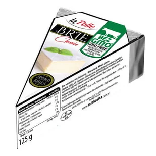 Mlekovita Ser pleśniowy La Polle Brie Classic bez GMO 125g - Szybkie dania obiadowe - miniaturka - grafika 1