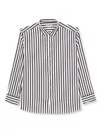 Koszule męskie - bugatti Męska koszula 9750-38510 z kołnierzem button-down, brązowa-80, regularna, brązowy-80, 4XL - miniaturka - grafika 1