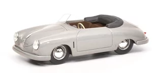 Schuco Porsche 356 Gmund Convertible Silve 1:43 450913100 - Samochody i pojazdy dla dzieci - miniaturka - grafika 1