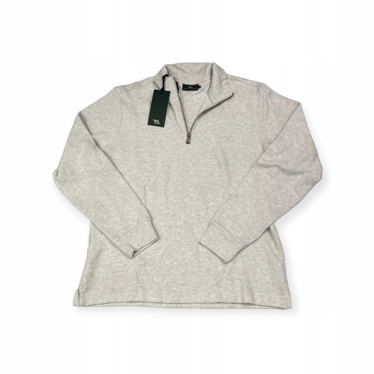 Sweter szary męski ze stójką Rodd & Gunn S