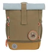 Plecaki szkolne i tornistry - LÄSSIG Plecak do przedszkola, plecak dziecięcy, zwijany top z pasem piersiowym, wodoodporny, 11 litrów/mini Rolltop Backpack Nature Olive, zielony, Höhe 32,5 Zentimeter, plecak dziecięcy - miniaturka - grafika 1