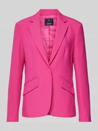 Marynarki i żakiety damskie - Żakiet z kieszeniami z wypustkami - miniaturka - grafika 1