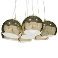 Lampy sufitowe - Beliani Lampa wisząca złota OLZA - miniaturka - grafika 1