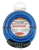 Zabezpieczenia do roweru - Blokada Rowerowa na Szyfr Długa Carcommerce - miniaturka - grafika 1