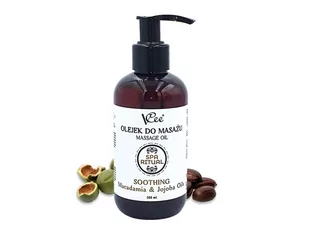 Naturalny wegański olejek do masażu VCee 200 ml Soothing Macadamia & Jojoba Oils - Olejki i świece do masażu - miniaturka - grafika 1