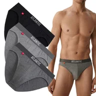 Majtki męskie - SLIPY MĘSKIE bawełniane sport niska talia dopasowane Atlantic *S - miniaturka - grafika 1