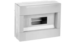 elettrocanali Rozdzielnica modułowa 1x12 natynkowa bez drzwi seria 610 IP40 280x220x100 szara EC61012 EC61012 - Rozdzielnie elektryczne - miniaturka - grafika 1