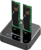 Obudowy i kieszenie na dyski twarde - Stacja dokująca CoreParts USB3.2 Type C 10 Gbps SATA M.2 SSD cloner, stacja dokująca z funkcją klonowania - miniaturka - grafika 1