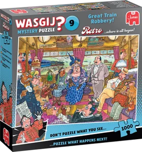 Wasgij - Retro Mystery - #9 Great Train Robbery! 1000 pieces 1110100504 - Puzzle - miniaturka - grafika 1