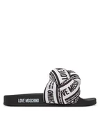 Klapki i japonki damskie - LOVE MOSCHINO Klapki JA28312G0MIW310A Biały - miniaturka - grafika 1