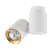 Lampy ścienne - Light Prestige Boston 1 biały z złotym ringiem LP-741/1W WH/GD - miniaturka - grafika 1
